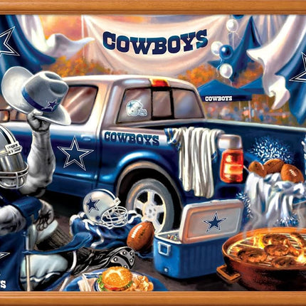MasterPieces - Rompecabezas de 1000 piezas, NFL Dallas Cowboys, diversión para adultos y familia, acabado antirreflejos, 19.25"x26.75"
