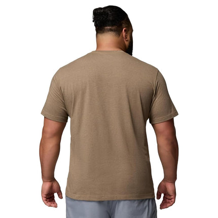 Columbia Mens Thistletown Hills Short Sleeve T-Shirt, Delta Heather, X-Small