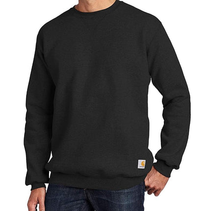 Carhartt Men's Loose Fit Midweight Crewneck Sweatshirt, Black, L