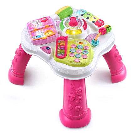 (Pink) - VTech Sit-To-Stand Learn & Discover Table, Pink