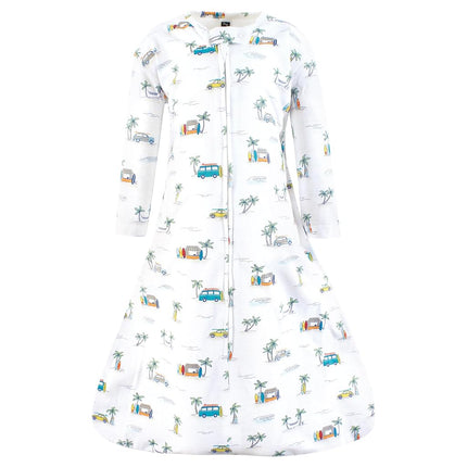 Hudson Baby Unisex Baby Long Sleeve Cotton Jersey Sleeping Bag, Sack, Blanket, Surfer Dude, 18-24 Months