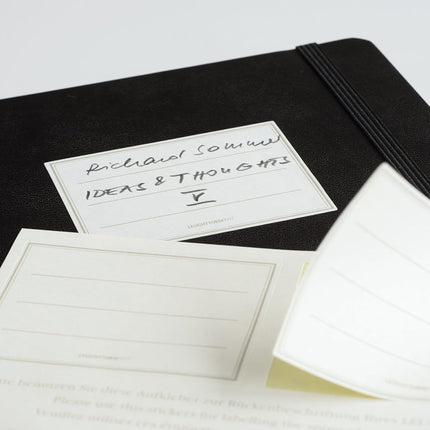 Leuchtturm1917 121 Numbered Pages Dotted Medium A5 Softcover Notebook, Black