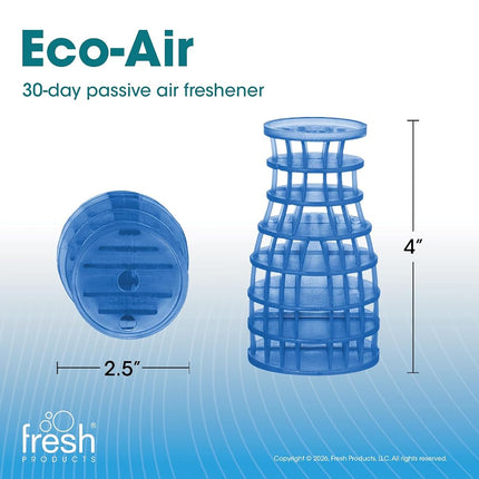 Fresh Products EA-F-006I036M-06 Eco Air Freshener, Cotton Blossom, 6 Piece