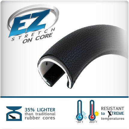 Custom Grip 38466P Black Rope Bling TPE Core Steering Wheel Cover
