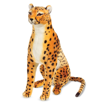 Melissa & Doug Giant Cheetah - Lifelike Stuffed Animal (over 4 feet long)