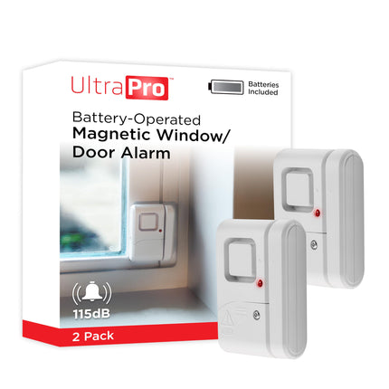 GE Personal Security Window and Door Alarm, 2 Pack