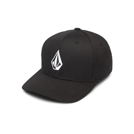 Volcom Quarter Twill Flat Peak Cap in Black