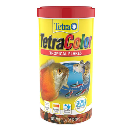 Tetra Tropical Color Flakes Fish Food for Tropical