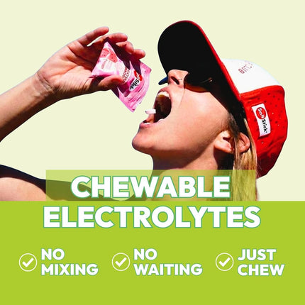 SaltStick - Electrolyte FastChews - Green Apple, 60 Chewable Tablets