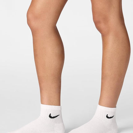 NIKE SX7669-100 Everyday Cushioned Socks Men's WHITE/BLACK Size M