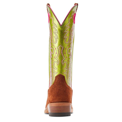 Ariat 100444007B Womens Futurity Boon Cgnc Rght/ELT Lme Ptnt 200 - Brown 7B