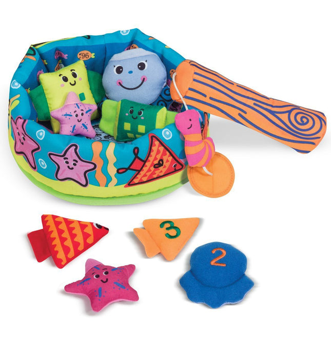 K's Kids Fish and Count Learning Game + FREE Melissa & Doug Scratch Art Mini-Pad Bundle