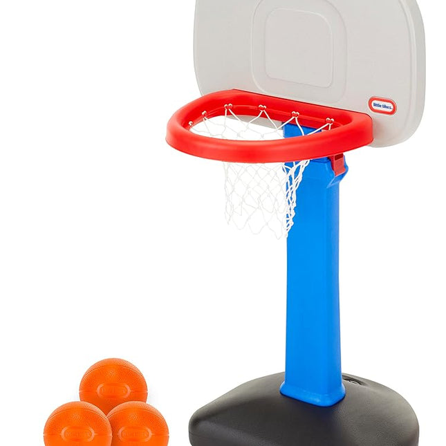 little tikes XCC642340 Easyscore Basketball Toy Set, Blue, 23.75 x 22 x 61 inches