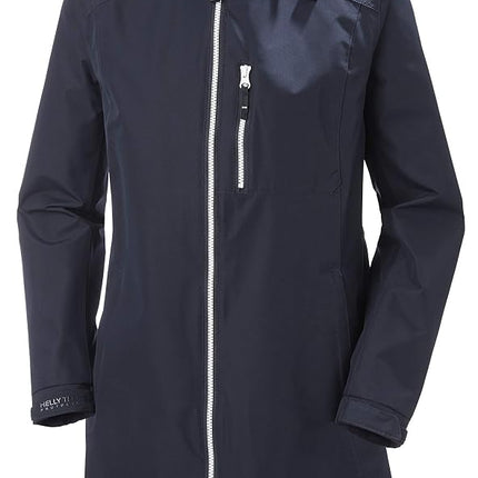 Helly Hansen Women's W Long Belfast Jacket, Navy, M