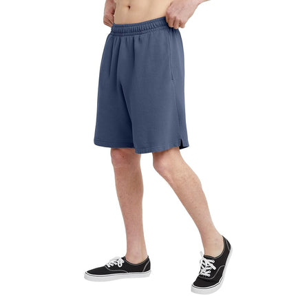 Hanes Men's Originals Men's Shorts, Men's Gym Shorts with Pockets, Cotton Shorts for Men, 8 Inseam, Saltwater, Small