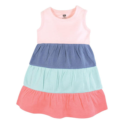 Hudson Baby Baby Girls' Cotton Dresses, Multicolor Sea Shells, 14 Years