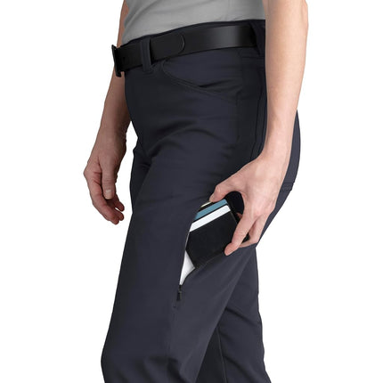Red Kap Women's Cooling Work Pant, Navy, 10 Tall