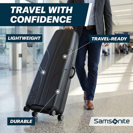 Samsonite Tour Classic Golf Hard Case Travel Bag, Midnight Black