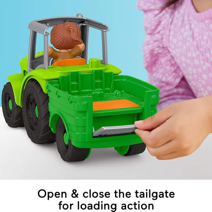 Fisher-Price Little People Push & Play Tractor Toddler Toy