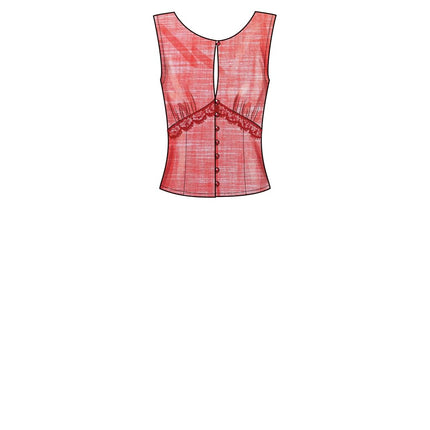 Simplicity SS9606U5 Misses TOP/Vest U5 (16-18-20-22-24)