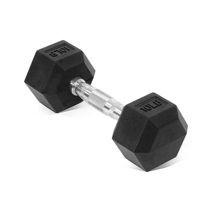 BalanceFrom Rubber Encased Hex Dumbbell in Pairs o