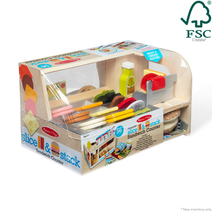 Melissa & Doug Mostrador de Sándwiches Slice And StackMD31650