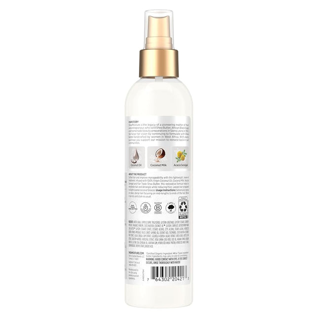 SheaMoisture Leave-in Conditioner Treatment for All Hair Types 100% Extra Virgin Coconut Oil Silicone Free Conditioner 8 oz