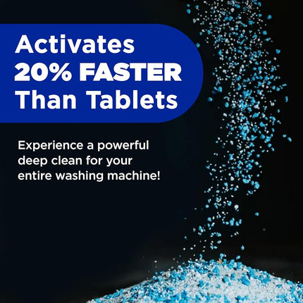 Nettoyant pour lave-linge Tide, nettoyant pour machines à laver avec Oxi pour machines à laver à chargement frontal et par le haut, éliminateur de résidus et d'odeurs de nettoyage en profondeur, approvisionnement de 7 mois