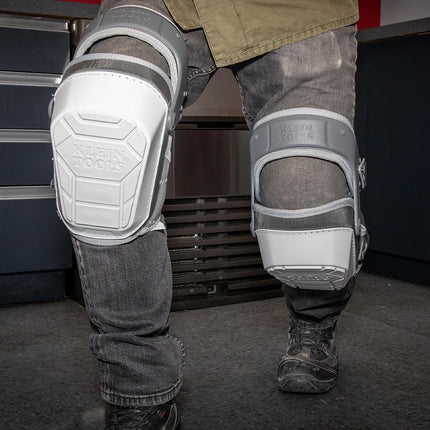 Klein Tools 60897 Knee Pads for Men and Women, Non-Marring, Heavy Duty Stabilizer Work Knee Pads, Adjustable Straps for Construction and Flooring