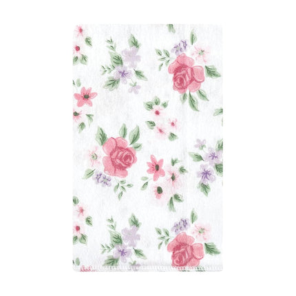 Hudson Baby Unisex Baby Cotton Flannel Burp Cloths, Tea Party, One Size