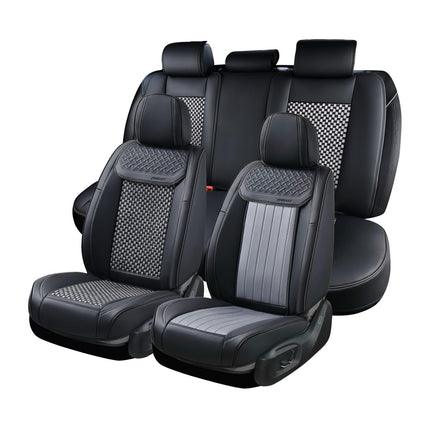 Coverado Leather Seat Covers for Car, Waterproof C