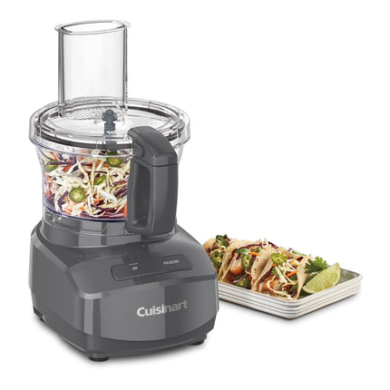 Robot de cocina Cuisinart de 7 tazas, diseño elegante y moderno, con dos controles sencillos y cuchilla universal para picar, mezclar y amasar (gris)
