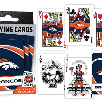 Baraja de cartas de la NFL Denver Broncos de MasterPieces