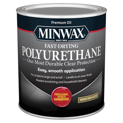 Minwax 63005 Fast Drying Polyurethane Clear Semi-G