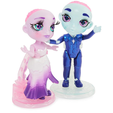 Zombaes Forever, Set de Muñecas Zombi de Lujo "Zombadie to Love" con 2 Figuras Exclusivas de 8,8 cm, Mascota y Accesorio, Regalos para Niñas, Juguetes para Niñas
