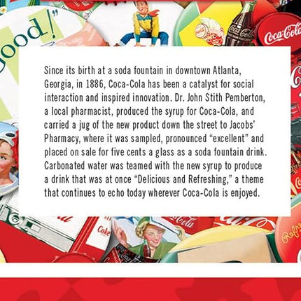 MasterPieces 1000 Piece Jigsaw Puzzle with Collectible Tin Case - Coca-Cola - 11.25"x16.75"