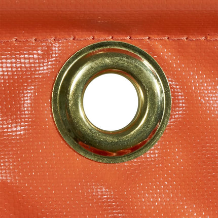 Klein Tools 51828 Tool Apron, Made in USA, 18-Inch Aerial Apron with 8 Pockets and Tool Pouches, Loops and Hooks in Hi-Viz Orange