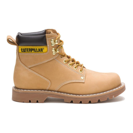 Caterpillar Men's 2nd Shift 6" Plain Soft Toe Boot,Honey,13 W US