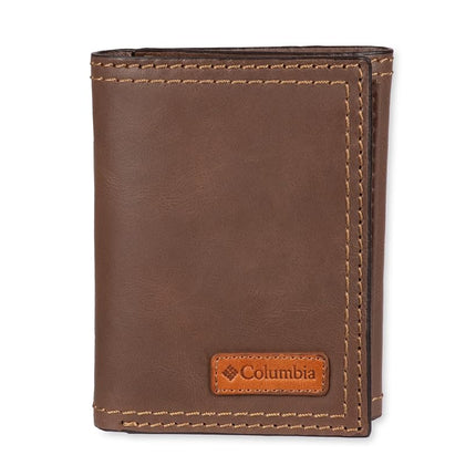 Columbia Men's RFID Trifold Wallet, Xcap Brown, One Size, Rfid Trifold Wallet