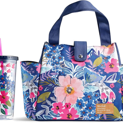 Fit & Fresh Lunch Bag for Women, Insulated Womens 