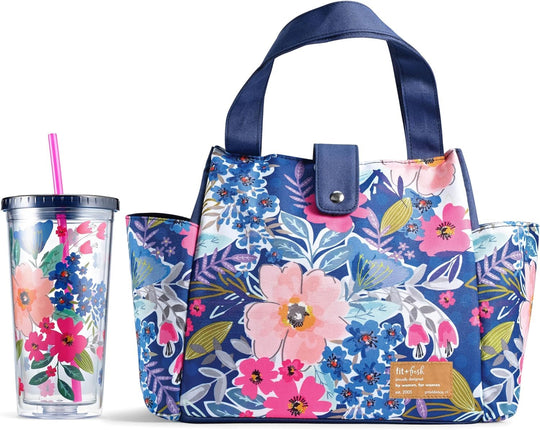 Fit & Fresh Lunch Bag for Women, Insulated Womens 
