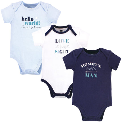 Hudson Baby Unisex Baby Cotton Bodysuits, Mommys M