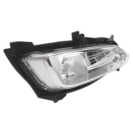 HECASA Pair Fog Light Compatible with 2013-2016 Hyundai Santa Fe Sport Halogen Front Bumper Driving Fog Lamp Clear Lens Plastic Driver & Passenger Side