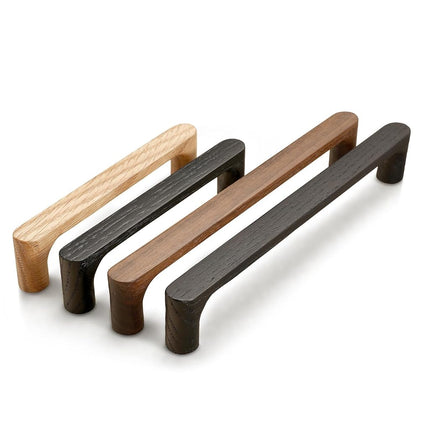 Evionlin Walnut Round 7-1/2 in 8 pcs Wooden Drawer Pulls Handle pulls for cabinets Kitchen Cabinet Drawer pulls Cabinet Door