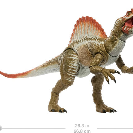 Mattel Jurassic World Hammond Collection JCH09 Jurassic Park 3 Spinosaurus Extra Large Carnival Dinosaur Toy Movable Tongue