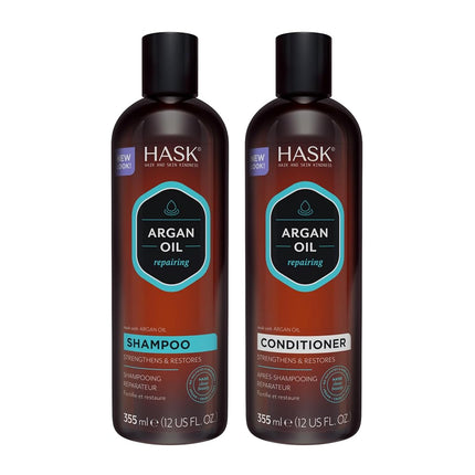 (ARGAN OIL, Shampoo + Conditioner) - HASK ARGAN OI