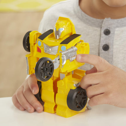 Transformers Rescue Bots Academy Bumblebee Robot de juguete convertible, figura de acción coleccionable de 15 cm de Playskool Heroes para niños a partir de 3 años (Exclusivo de Amazon)