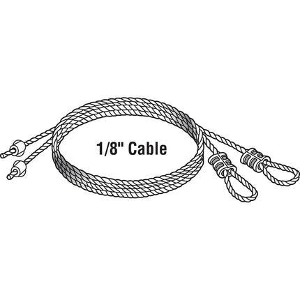 Prime-Line Products GD 52183 Torsion Spring Cables, 1/8" x 8' 8"