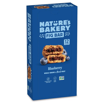 Barritas de higo de trigo integral molido a la piedra Nature's Bakery - Manzana y canela - 2 oz - Caja de 12