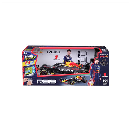 Maisto - 1:24 Premium RC 1 2.4 GHz Oracle Red Bull Racing RB 19#Verstappen - Remote Controlled 2.4 GHz Scale - 1:24